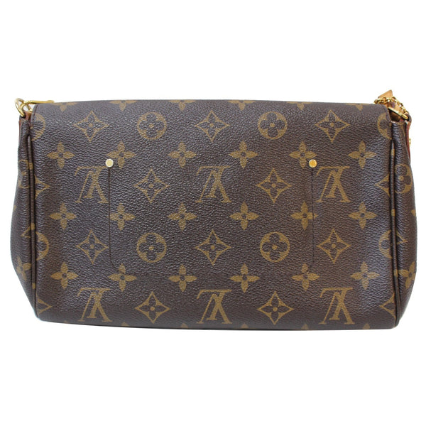 LOUIS VUITTON Favorite MM Monogram Canvas Crossbody Bag Brown