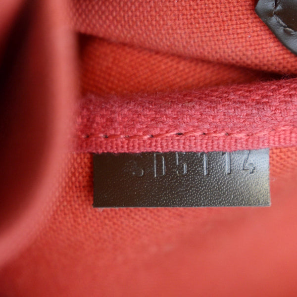 LOUIS VUITTON Favorite MM Damier Ebene Crossbody Bag Brown