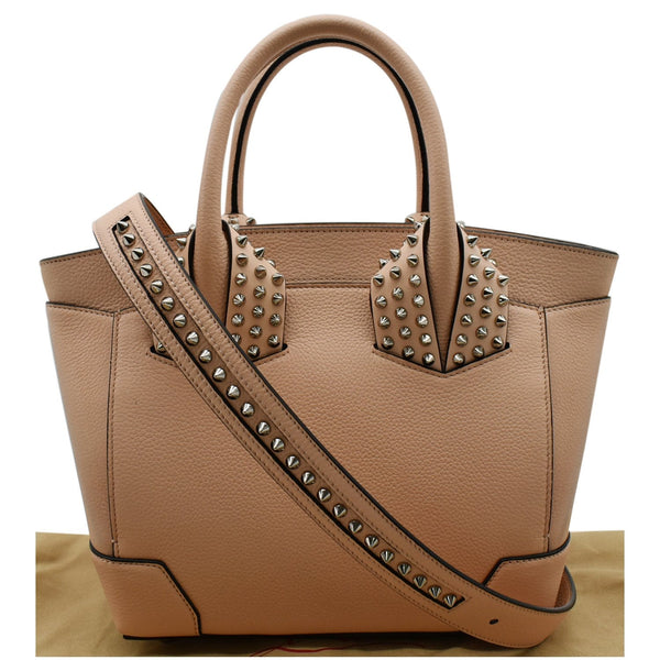 CHRISTIAN LOUBOUTIN Eloise Pebbled Leather Satchel Bag Light Pink - Final Sale