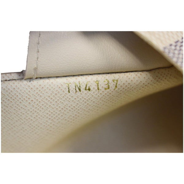 LOUIS VUITTON Josephine Damier Azur Wallet White