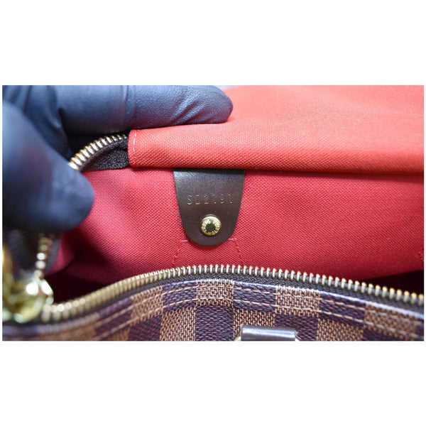 LOUIS VUITTON Speedy 35 Damier Ebene Satchel Bag Brown