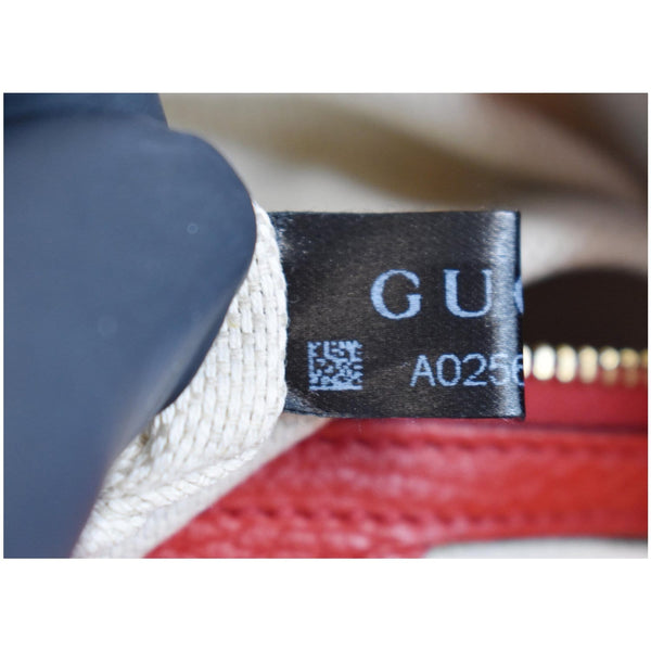 Gucci Soho Large Pebbled Leather Hobo Shoulder Bag gucci tag