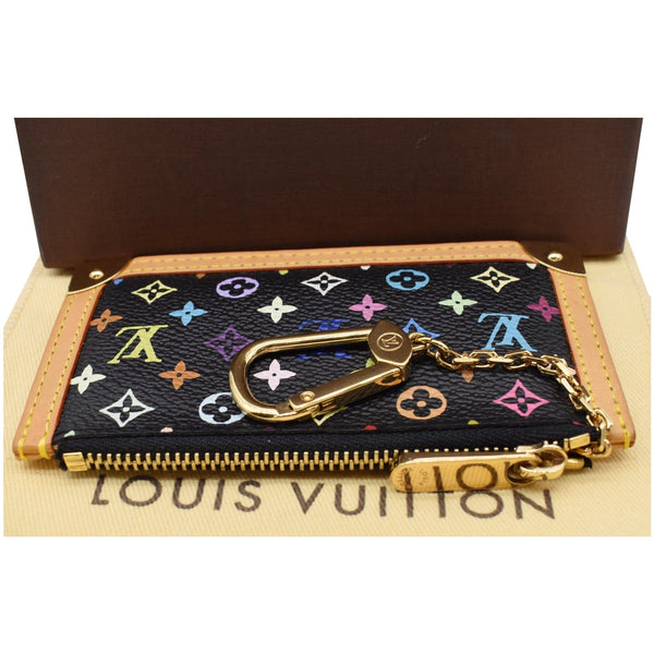 Louis Vuitton Pochette Key Cles Coin Case Multicolor