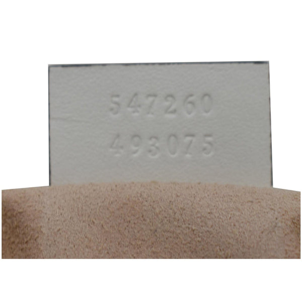 GUCCI GG Marmont Mini Top Handle Shoulder Bag White 547260