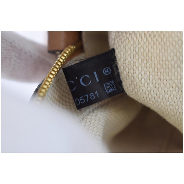 GUCCI Soho Disco Pebbled Leather Small Crossbody Bag Beige 308364