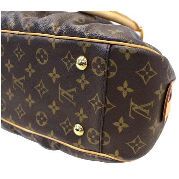 LOUIS VUITTON Mizi Monogram Canvas Satchel Handbag Brown-US