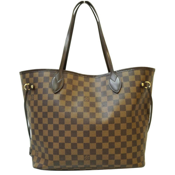 Louis Vuitton Neverfull MM Damier Ebene Bag Brown full view