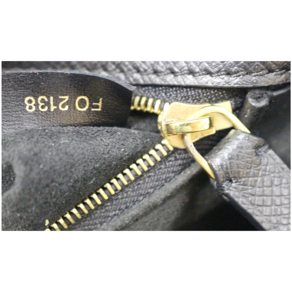 LOUIS VUITTON City Frame Taiga Leather Satchel Bag Black - Last Call