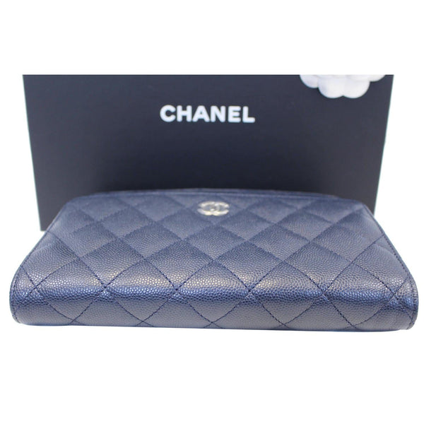 CHANEL Wallet On Chain WOC Clutch Crossbody Bag Navy-US