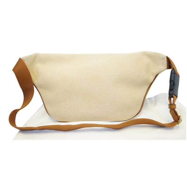 GUCCI Vintage Canvas Belt Bag 575082 Beige