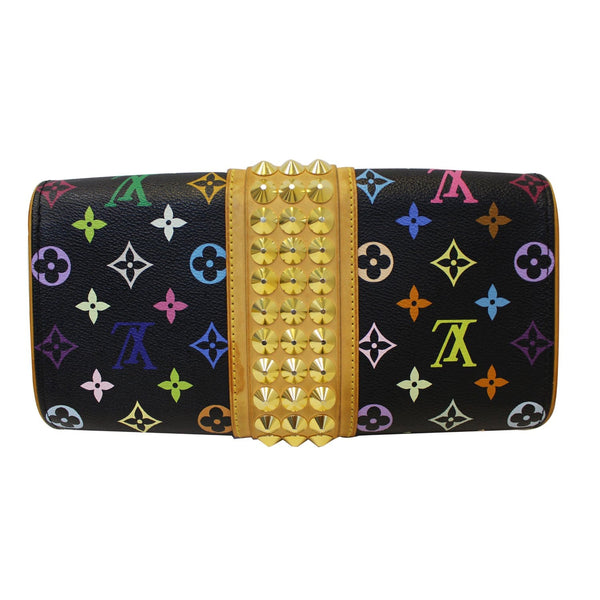 LOUIS VUITTON Courtney Multicolore Monogram Clutch Bag Black