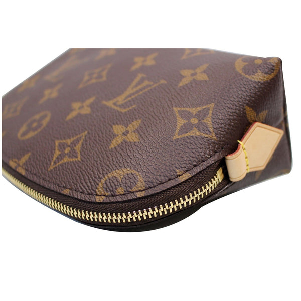 LOUIS VUITTON Monogram Canvas Cosmetic Pouch Brown