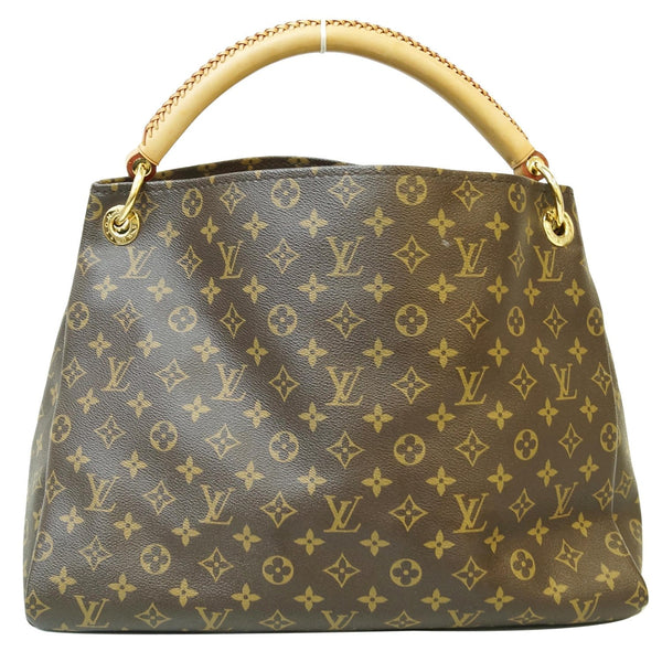 LOUIS VUITTON Artsy MM Monogram Canvas Shoulder Bag Brown