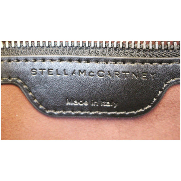 STELLA MCCARTNEY Falabella Box Crocodile Top Handle Bag Black