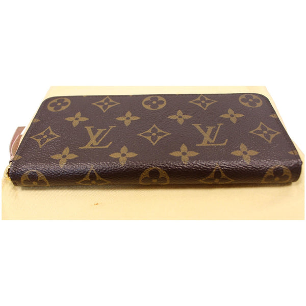 LOUIS VUITTON Clemence Monogram Canvas Wallet Brown