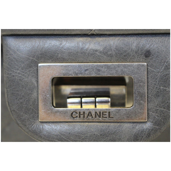 CHANEL 2.55 Reissue Mademoiselle Lock Calfskin Leather Shoulder Bag-US