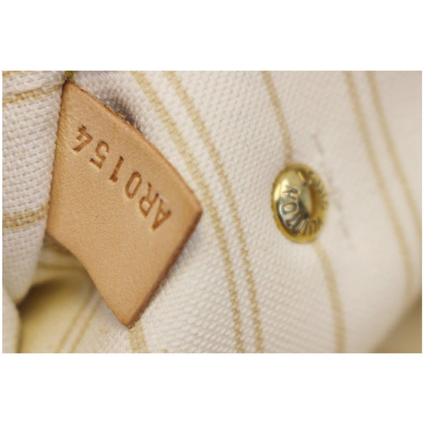 Louis Vuitton Neverfull PM Damier Azur Tote Bag - inside view