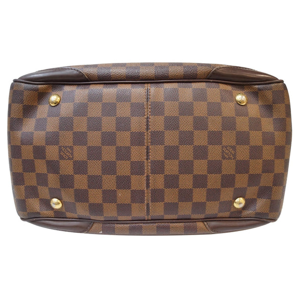 LOUIS VUITTON Verona GM Damier Ebene Shoulder Bag Brown