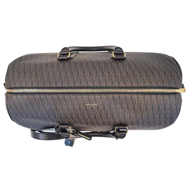 YVES SAINT LAURENT Classic Monogram Weekend/Travel Duffle Bag Dark Brown - Last Call