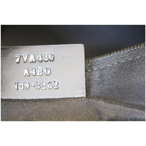 Fendi Satchel Black Leather Weekender - fendi tag