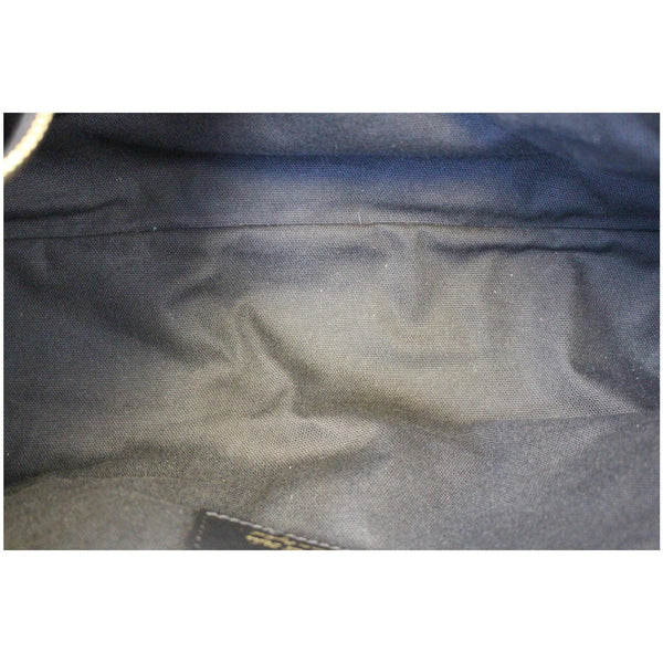 BURBERRY Large Banner Calf Leather House Check Tote Bag Black