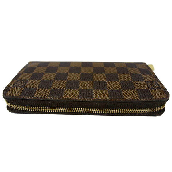 LOUIS VUITTON Damier Ebene Zippy Wallet Brown-US