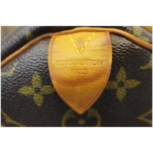 LOUIS VUITTON Speedy 35 Monogram Canvas Satchel Bag-US