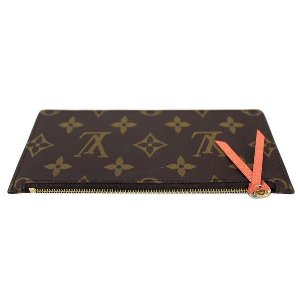 LOUIS VUITTON Felicie Zippered Monogram Canvas Insert Pouch Brown-US