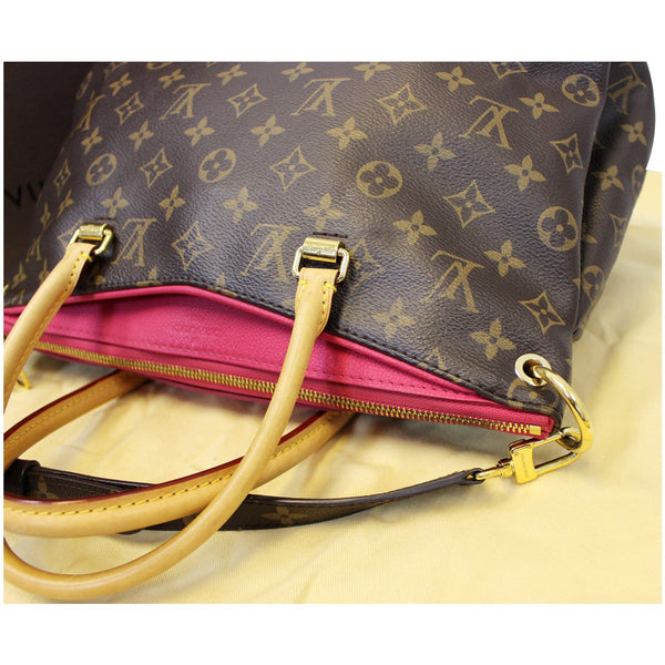 LOUIS VUITTON Pallas Monogram Canvas 2Way Shoulder Bag Cerise -US