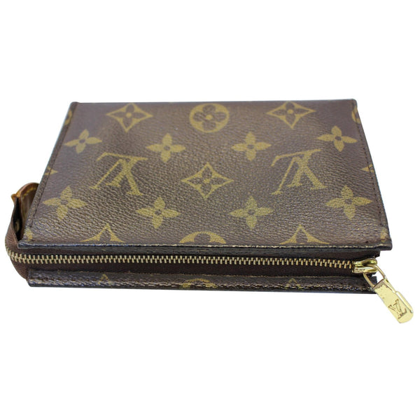 LOUIS VUITTON Monogram Canvas Toiletry Pouch Brown