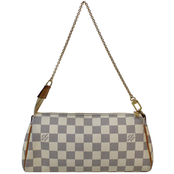 Stylish Chain Lv Eva Clutch Damier Azur Crossbody Bag