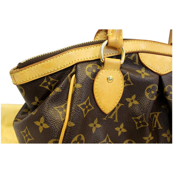 LOUIS VUITTON Tivoli PM Monogram Canvas Shoulder Bag Brown