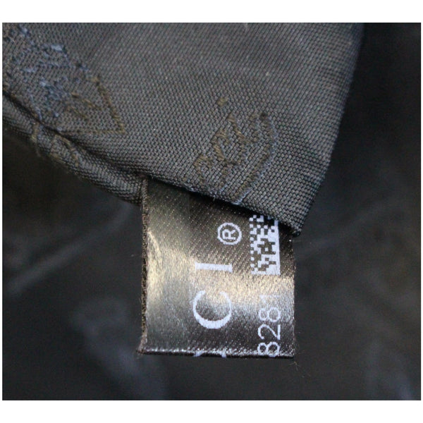 GUCCI Indy Babouska Leather Top Handle Shoulder Bag Black 185566