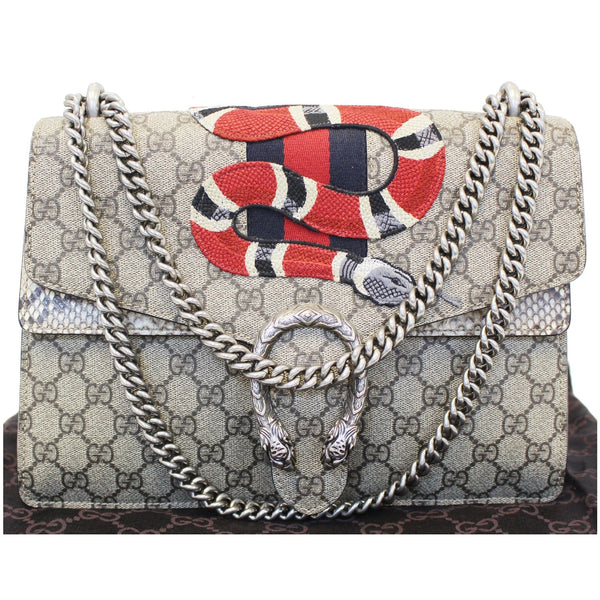 GUCCI Dionysus Medium GG Supreme Embroidered Shoulder Bag 400235 Beige-US