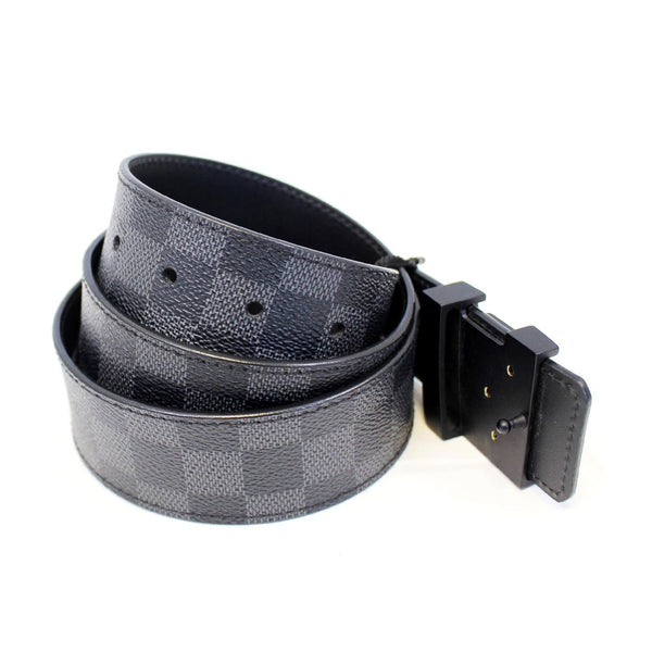 Louis Vuitton Damier Graphite belt - lv strap