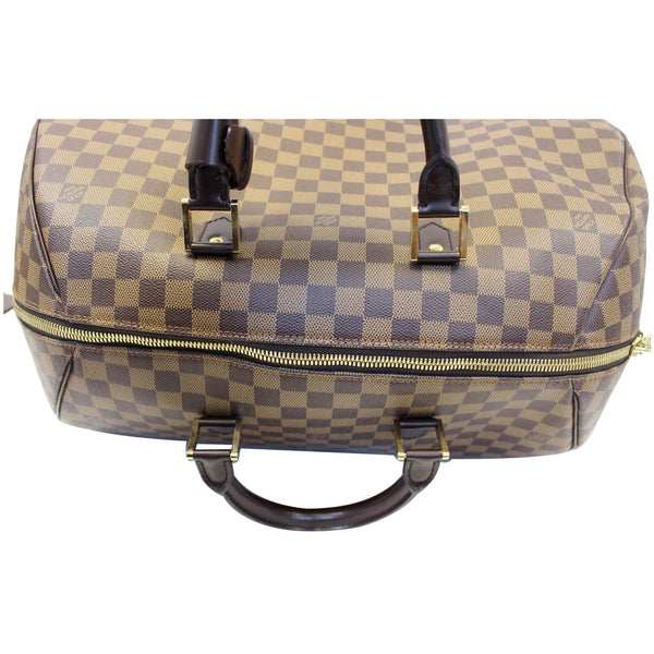 LOUIS VUITTON Ribera GM Damier Ebene Satchel Bag Brown-US