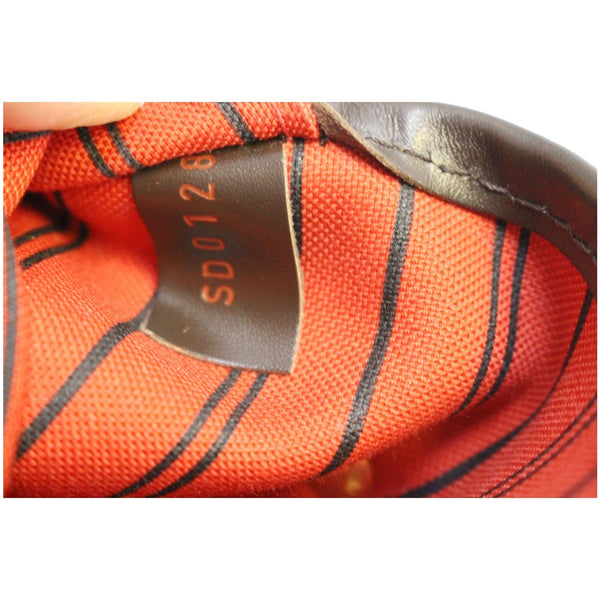 LOUIS VUITTON Neverfull MM Damier Ebene Shoulder Bag Brown