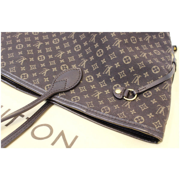 LOUIS VUITTON Neverfull MM Fusain Monogram Idylle Shoulder Bag-US