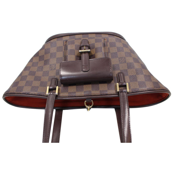 LOUIS VUITTON Manosque PM Damier Ebene Shoulder Bag Brown