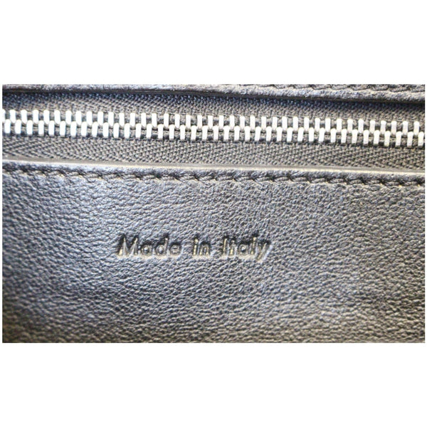 Celine Edge Smooth Calfskin Leather Shoulder Bag-Tag