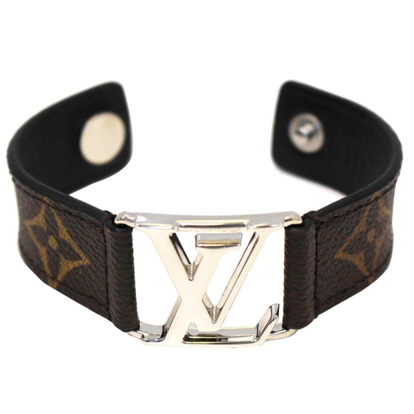 LOUIS VUITTON Hockenheim Monogram Canvas Bracelet 19