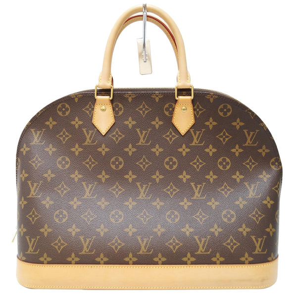 Louis Vuitton Alma GM NM Monogram Canvas Satchel- Front
