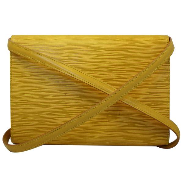 LOUIS VUITTON Arche Pochette Epi Leather Shoulder Bag Yellow
