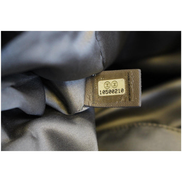 CHANEL Calfskin Rhodoid Modern Chain East West Tote Black-US