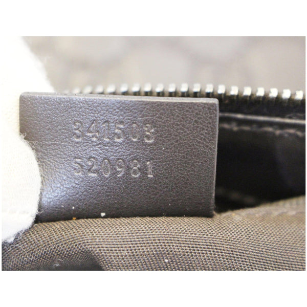 GUCCI Dark Brown Leather Shoulder Bag 341503-US