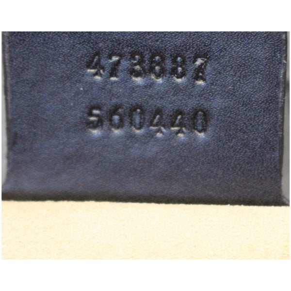 GUCCI GG Supreme Bees Monogram Tote Bag Black/Gold 473887-US