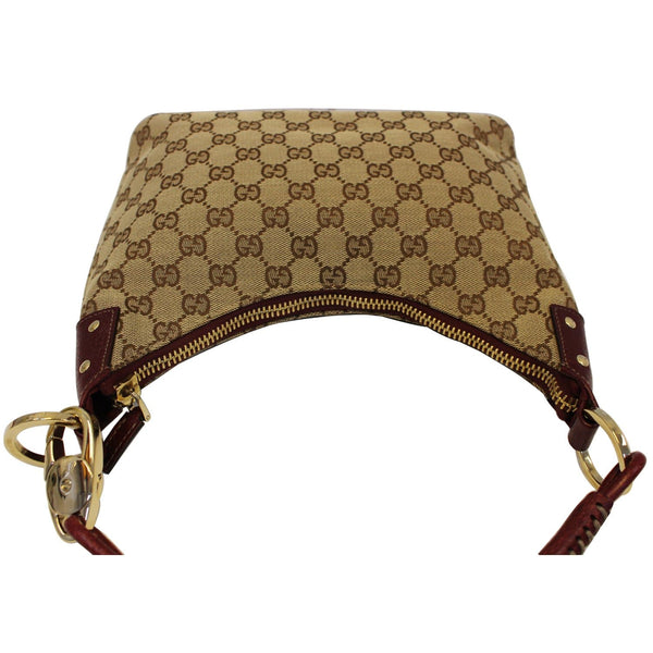 GUCCI GG Canvas Classic Ring Tote Shoulder Bag Beige-US