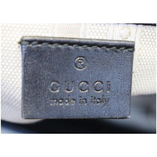 GUCCI Bright Diamante Medium Top Handle Bag Black