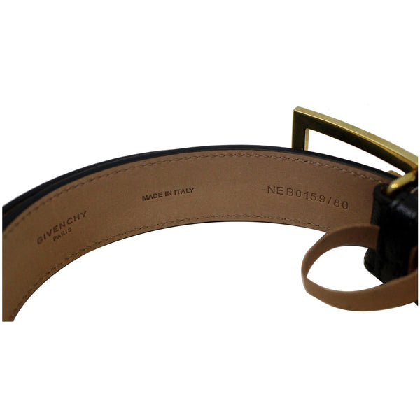 Givenchy Belt Double G Logo Buckle Black Size 38 for sale