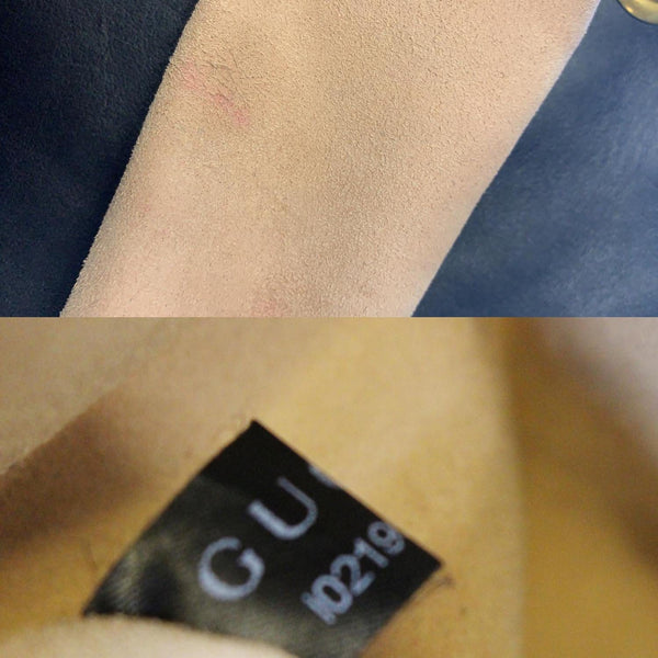 GUCCI GG Marmont Matelasse Leather Shoulder Bag Black 443496